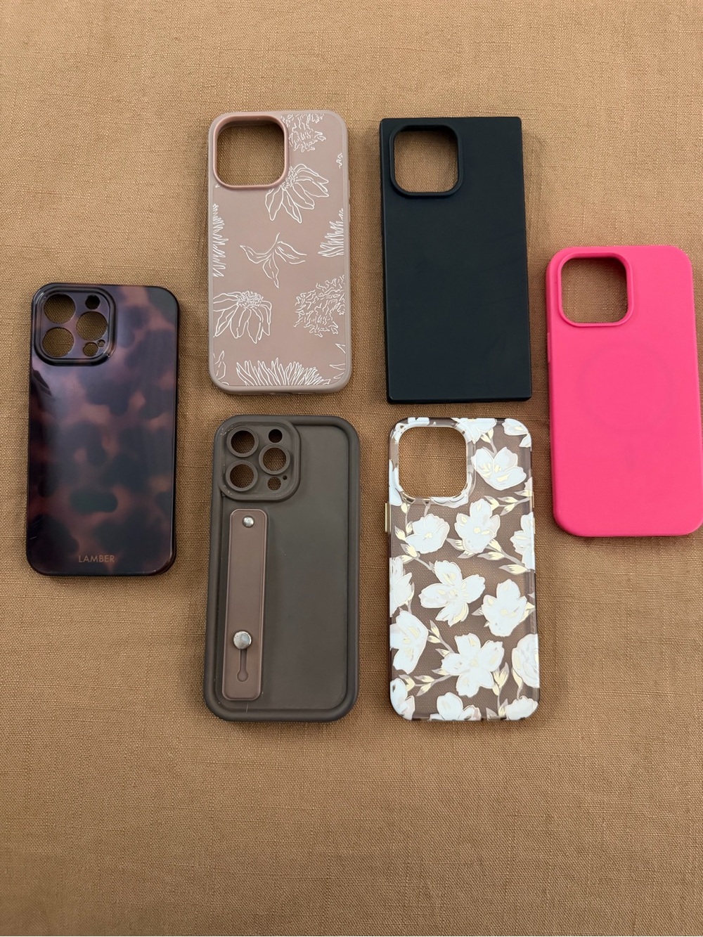 SIX IPhone 14 Pro Max cases. Pre-loved but in great condition!